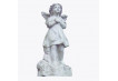 Купить Скульптура из мрамора S_26 Ангелочек с крестиком